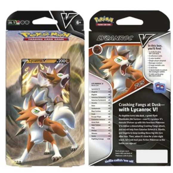 *NEW* POKÉMON TCG V BATTLE DECK LYCANROC V - Picture 2 of 6